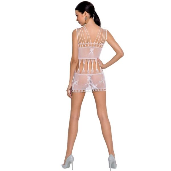 PASSION - WOMAN BS090 BODYSTOCK BRANCO TAMANHO ÚNICO - Image 2