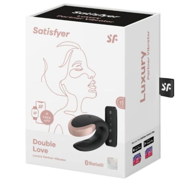 SATISFYER - VIBRADOR DOUBLE LOVE LUXURY PARTNER PRETO - Image 5