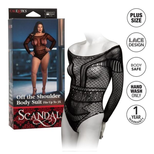 CALEXOTICS - TERNO DE OMBRO SCANDAL PLUS SIZE - Image 4