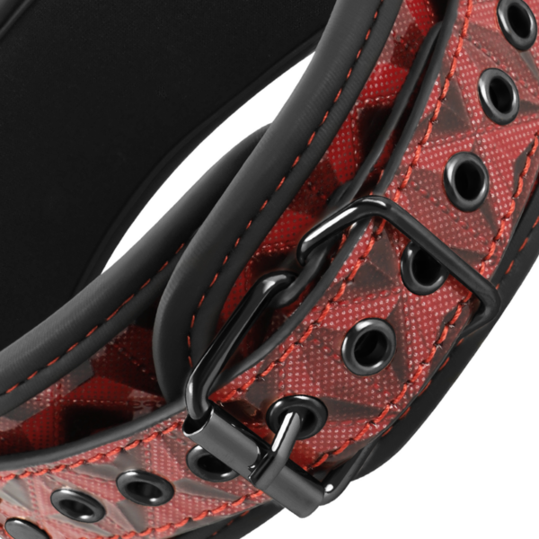 BEGME - COLAR DE COURO VEGANO PREMIUM RED EDITION COM FORRO DE NEOPRENE - Image 5