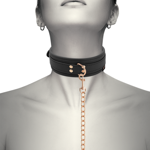 COQUETTE CHIC DESIRE - COLAR DE COURO FANTASY VEGAN COM ALA E FORRO DE NEOPRENE - Image 3