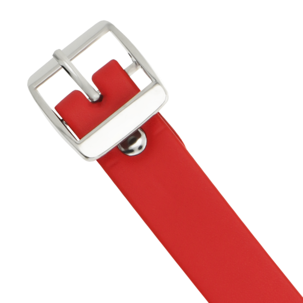 COQUETTE CHIC DESIRE - COLAR DE COURO VEGANO VERMELHO ACESSÓRIO FETISH MULHER - Image 4