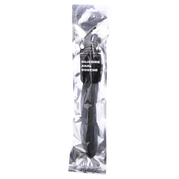 ALL BLACK - DUCHE ANAL DOBRVEL SILICONE 27 CM - Image 2