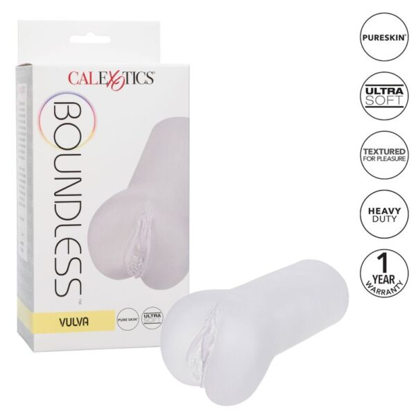 CALEXOTICS - BOUNDLESS VULVA STROKER TRANSPARENTE - Image 2