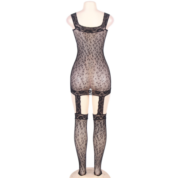QUEEN LINGERIE - BODYSTOCKING ESTILO LEOPARDO S/L - Image 4
