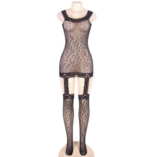 QUEEN LINGERIE - BODYSTOCKING ESTILO LEOPARDO S/L - Image 5