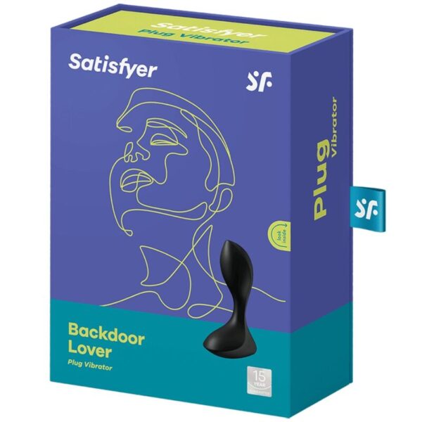 SATISFYER - PLUG VIBRATÓRIO BACKDOOR LOVER PRETO - Image 4