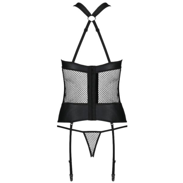 PASSION - CORSET DE COURO ECOLÓGICO AMANDA S/M - Image 5