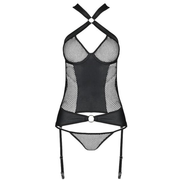 PASSION - CORSET DE COURO ECOLÓGICO AMANDA S/M - Image 4