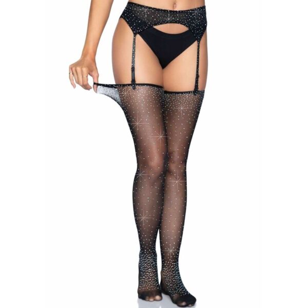 LEG AVENUE - CONJUNTO DE CINTA-LIGA E MEIAS TAMANHO ÚNICO - Image 2