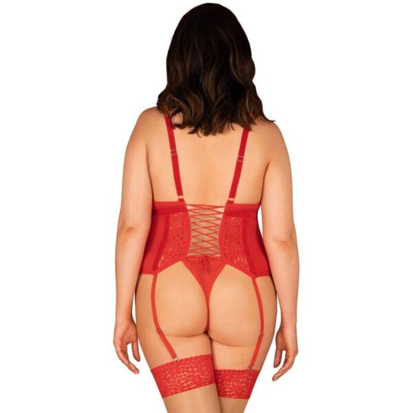 OBSESSIVE - BLOSSMINA CORSET E TANGA 6XL/7XL - Image 2