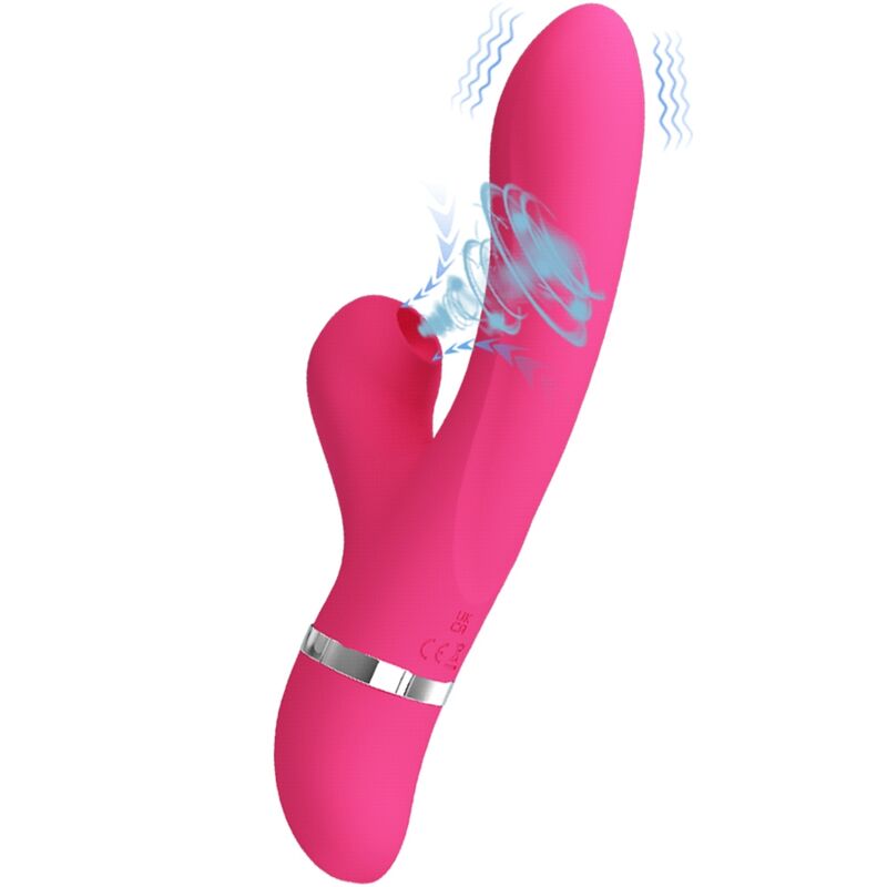 PRETTY LOVE - VIBRADOR WILLOW E COELHO ESTIMULANTE DE ONDAS