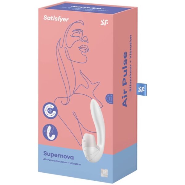 SATISFYER SUPERNOVA ESTIMULADOR Y VIBRADOR - ROSA - Image 3