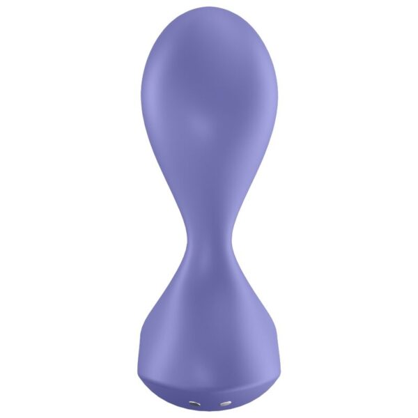 SATISFYER - PLUGUE VIBRATÓRIO SWEET SEAL APP VIOLETA - Image 3