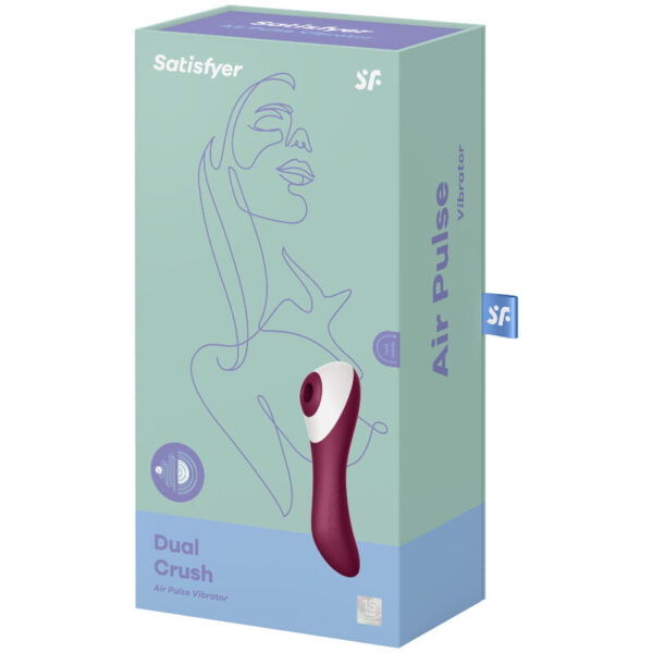 SATISFYER - VIBRADOR DE PULSO DE AR DUAL CRUSH - Image 4