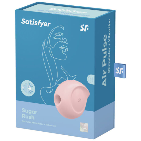 SATISFYER - SUGAR RUSH ESTIMULADOR Y VIBRADOR ROSA - Image 4