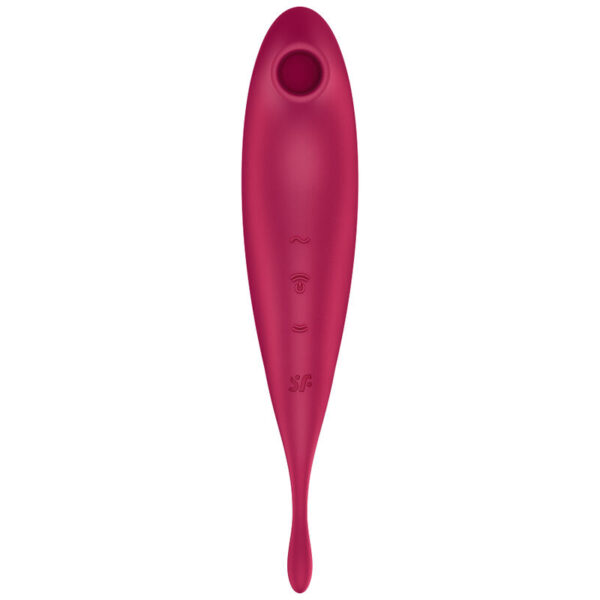 SATISFYER - TWIRLING PRO+ ESTIMULADOR Y VIBRADOR APP VERDE - Image 2