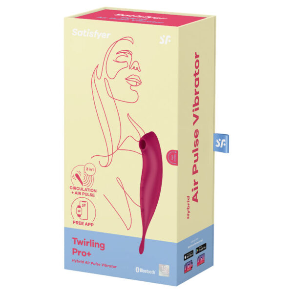 SATISFYER - TWIRLING PRO+ ESTIMULADOR Y VIBRADOR APP VERDE - Image 3