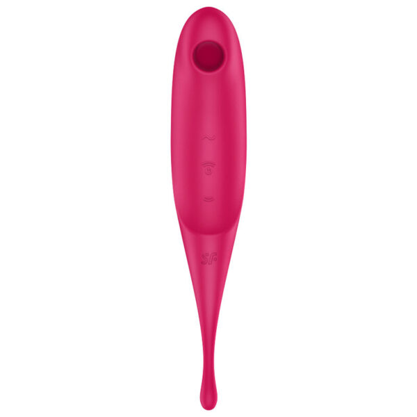 SATISFYER TWIRLING PRO ESTIMULADOR Y VIBRADOR - ROJO - Image 2