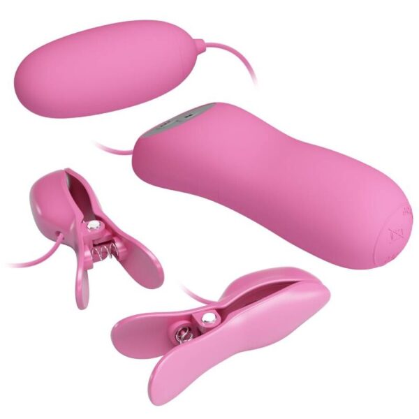 PRETTY LOVE - PINA COM VIBRAO E ELETROSHOCK ROSA - Image 4