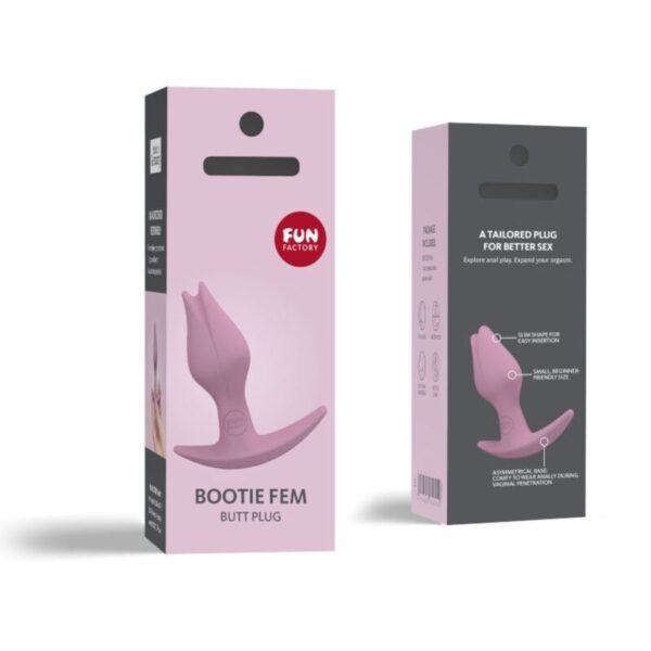 FUN FACTORY - BOOTIE FEM FEMININO ANAL BUTT PLUG ROSE - Image 2