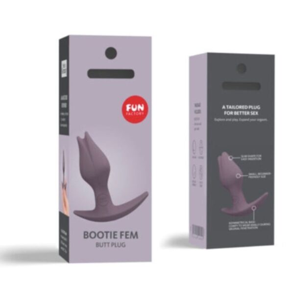 FUN FACTORY - BOOTIE FEM FEMININO BUTT ANAL PLUG DARK TAUP - Image 3