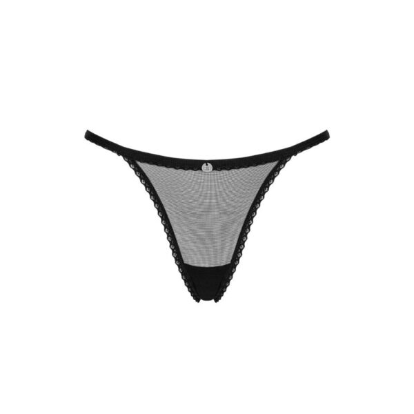 OBSESSIVE - CELIA NOIR TANGA XS/S - Image 5