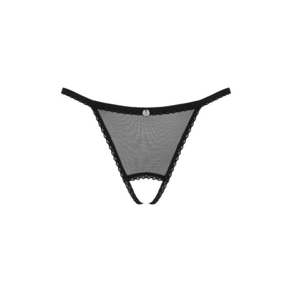 OBSESSIVE - CELIA NOIR TANGA SEM CROTCHLESS XL/XXL - Image 5