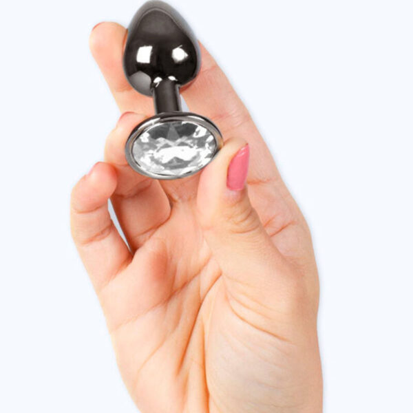 SECRETPLAY - PLUG ANAL DE GUNMETAL TAMANHO PEQUENO 7 CM - Image 3
