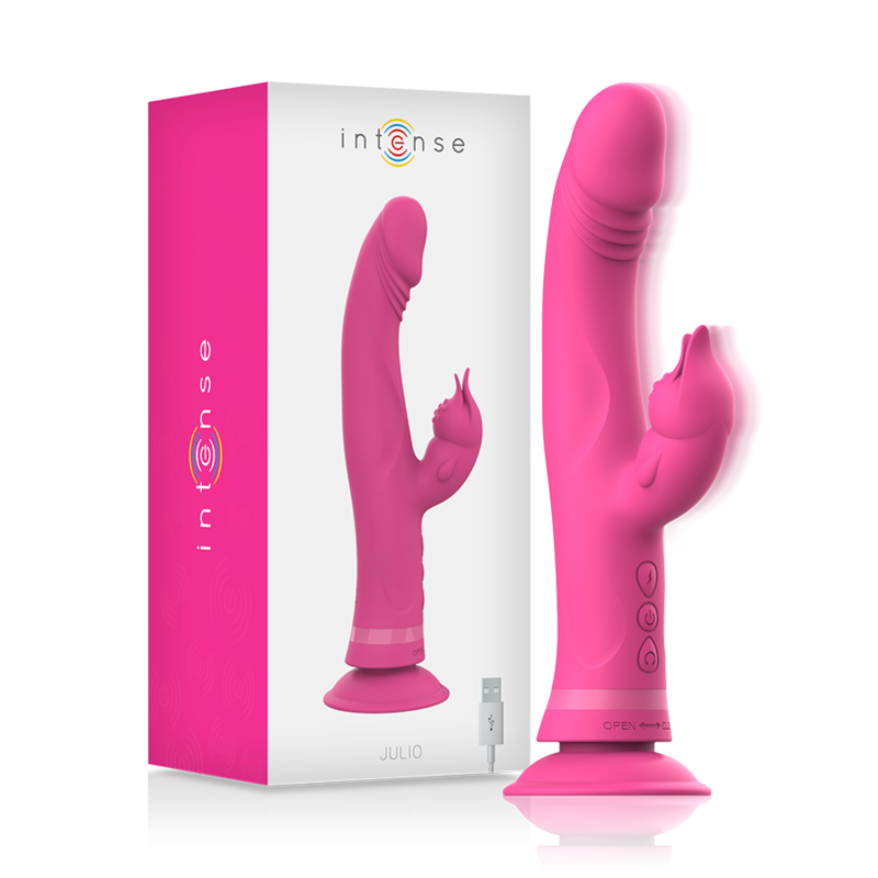 INTENSE - VIBRADOR JULIO COELHO ROSA SILICONE - Image 2