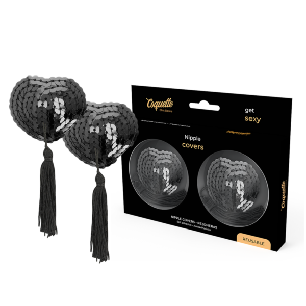 COQUETTE CHIC DESIRE - COBERTURAS PARA BICOS DE LANTEJEIRAS PRETAS - Image 2