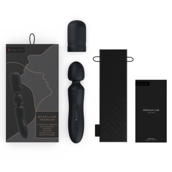 B SWISH - VARINHA VIBRADOR BTHRILLED PREMIUM PRETO - Image 4