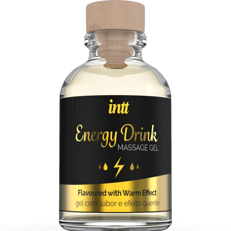 INTT MASSAGE  ORAL SEX - GEL DE MASSAGEM COM ENERGIA AROMATIZADA BEBIDA E EFEITO AQUECENTE