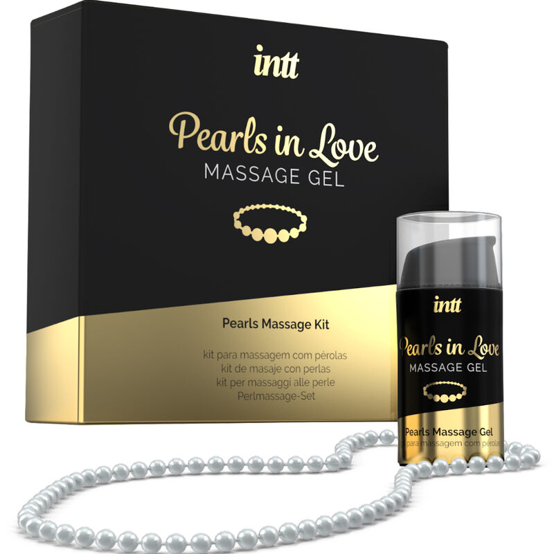 INTT MASSAGE  ORAL SEX - PÉROLAS APAIXONADAS COM COLAR DE PÉROLAS E GEL DE SILICONE