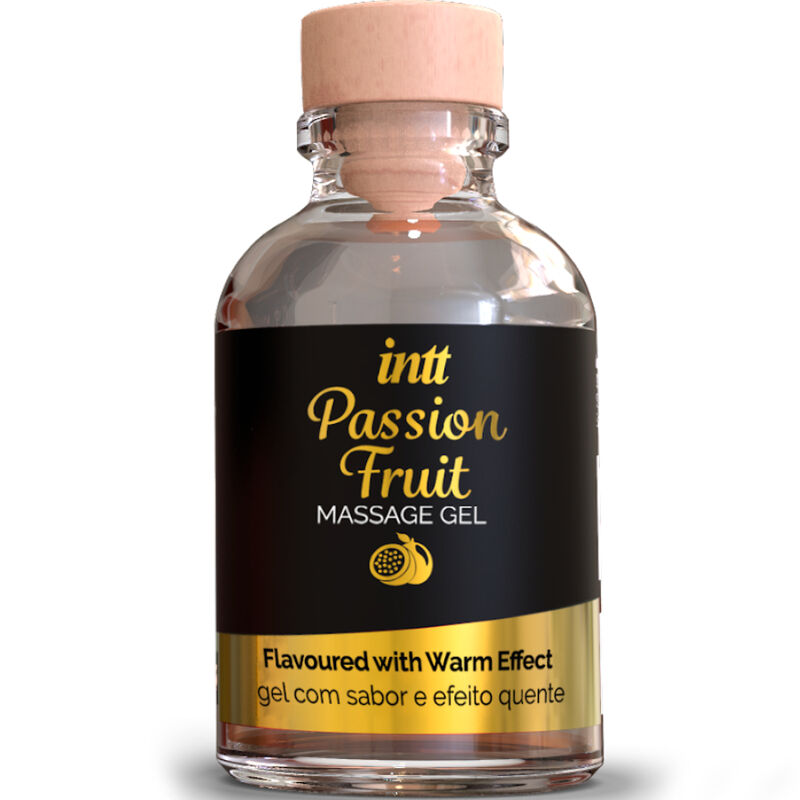 INTT MASSAGE  ORAL SEX - GEL DE MASSAGEM COM SABOR DE MARACUJÁ COM EFEITO CALOR