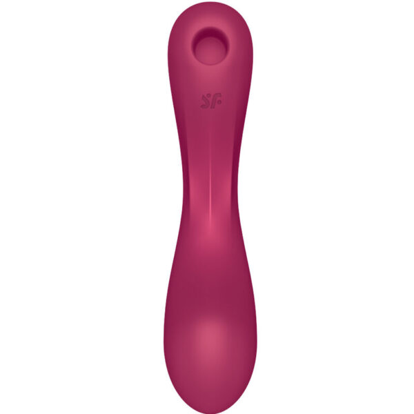 SATISFYER - CURVE TRINITY 1 AIR PULSE VIBRATION GRIS - Image 4