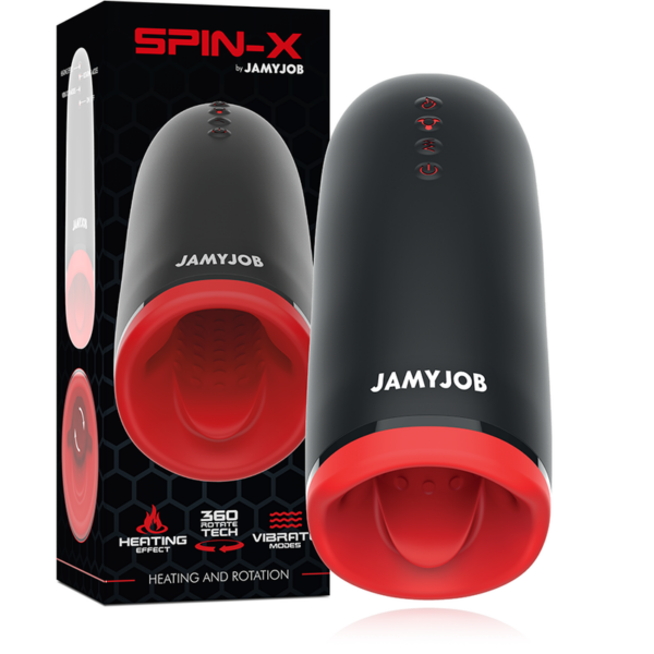 JAMYJOB - MASTURBADOR DE AQUECIMENTO E ROTAO SPIN-X - Image 2