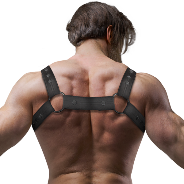 FETISH SUBMISSIVE ATTITUDE - ARNÊS ESPORTIVO DE PEITO DE NEOPRENE AJUSTVEL PARA HOMENS - Image 2