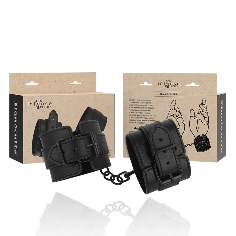 INTENSE - FETISH ALGEMAS DE COURO VEGAN