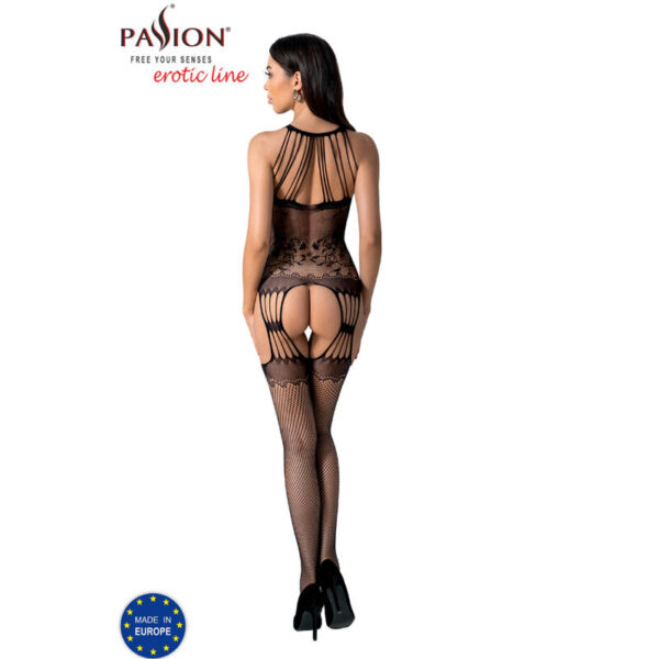 PASSION - BS095 BODYSTOCKING ROJO TALLA UNICA - Image 4