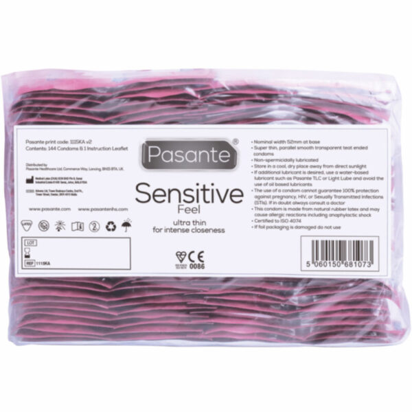 PASANTE - SACO SENSÍVEL A PRESERVATIVOS 144 UNIDADES - Image 3