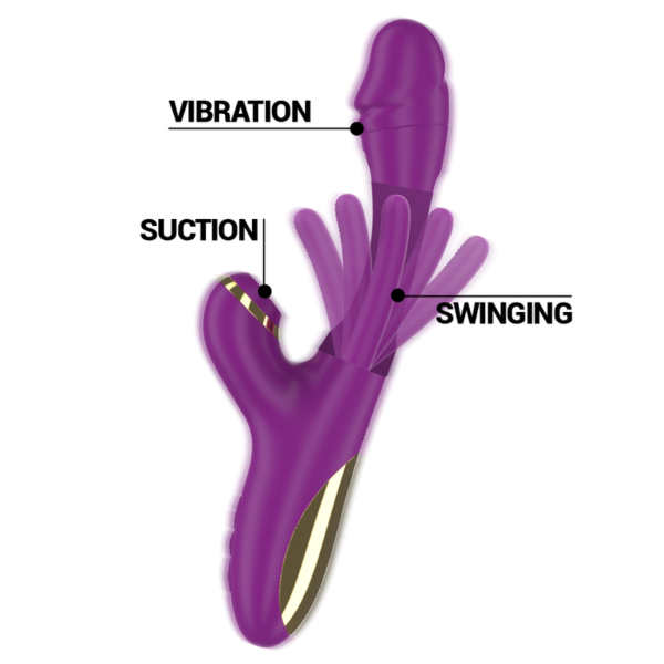INTENSE - ATENEO VIBRADOR MULTIFUNO RECARREGVEL 7 VIBRAÕES COM LÍNGUA OSCILANTE E SUCO ROXA - Image 4