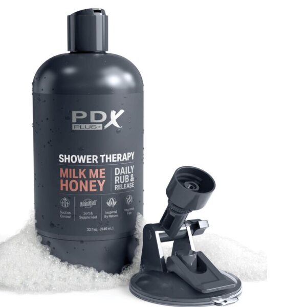 PDX PLUS - STROKER MASTURBADOR DISCRETO DESIGN DE GARRAFA MILK ME HONEY CANDY SHAMPOO - Image 5