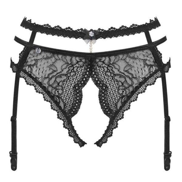 OBSESSIVE - PEARLOVE CINTA LIGA PRETO XS/S - Image 5