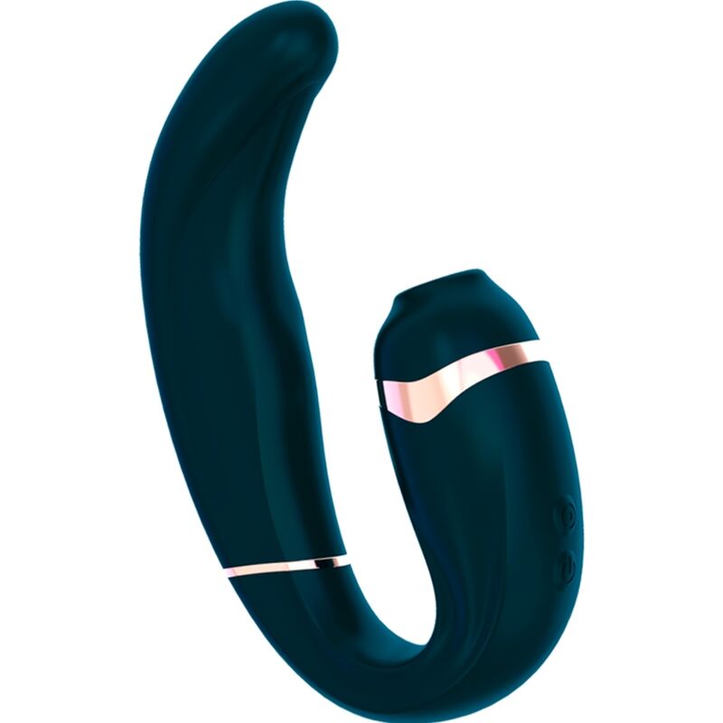 ADRIEN LASTIC - MYG SUCKER DE CLITÓRIS E ESTIMULADOR DE PONTO G VERDE ESCURO