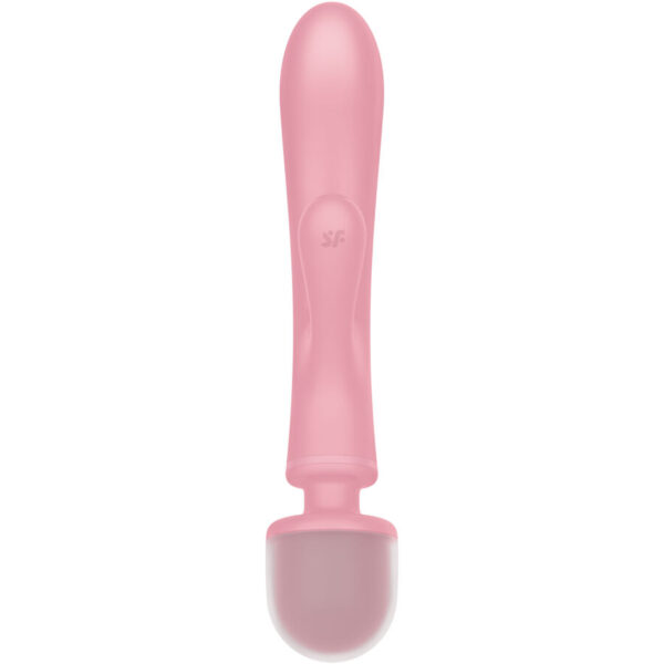 SATISFYER - TRIPLE LOVER MASAJEADOR VIBRADOR RABBIT ROSA - Image 4