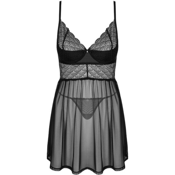 OBSESSIVE - CHEMERIS SET BADYDOLL  TANGA XS/S - Image 5