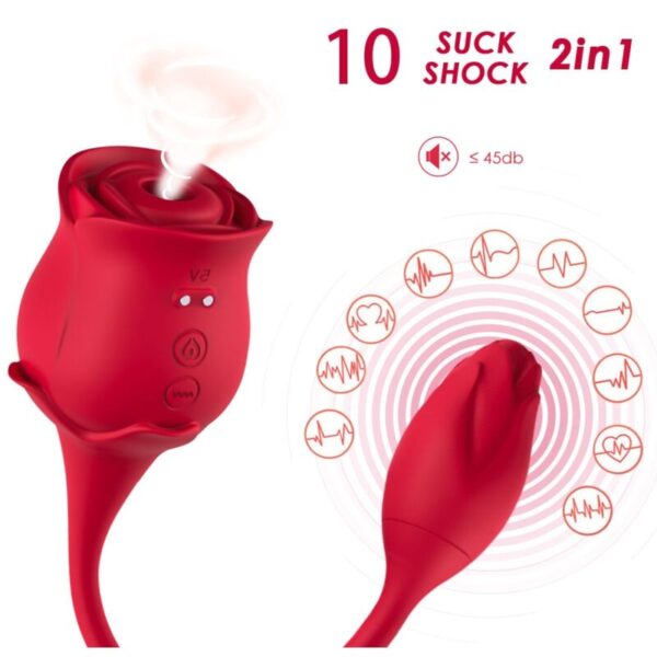 ARMONY - PINK LICKING VIBRANDO DE CLIT  VIBRADOR VERMELHO - Image 2