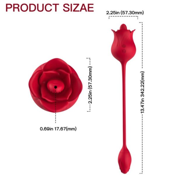 ARMONY - VIBRADOR ROSA CON COLA VERMELHO - Image 4