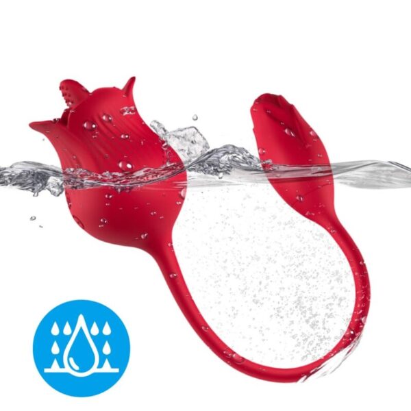 ARMONY - VIBRADOR ROSA CON COLA VERMELHO - Image 3